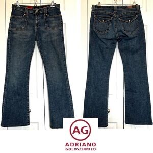 AG Adriano Goldschmied The Logic Closer Fit Boot Cropped Jeans Size 29